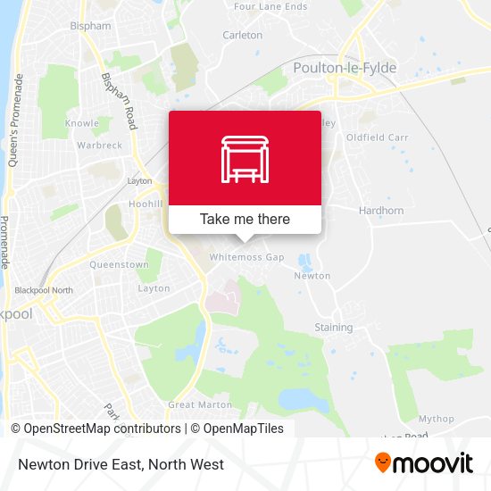 Newton Drive East map