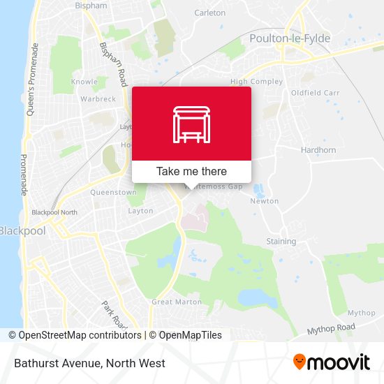 Bathurst Avenue map