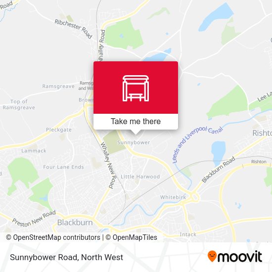 Sunnybower Road map