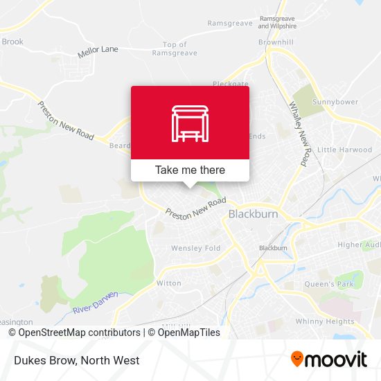 Dukes Brow map