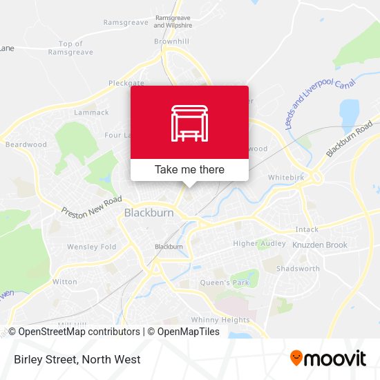 Birley Street map