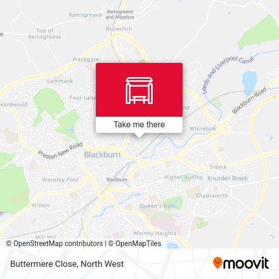 Buttermere Close map