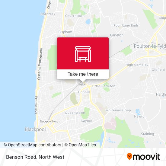 Benson Road map