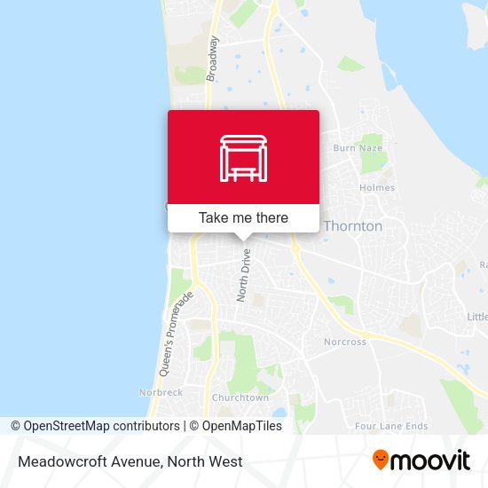 Meadowcroft Avenue map
