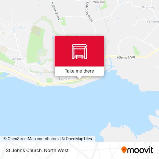 St Johns Church map