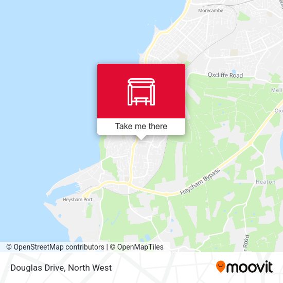 Douglas Drive map