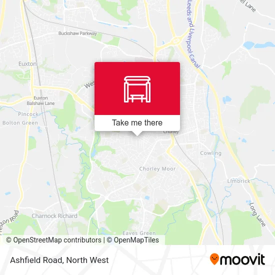 Ashfield Road map