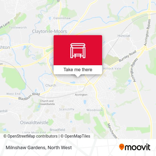 Milnshaw Gardens map