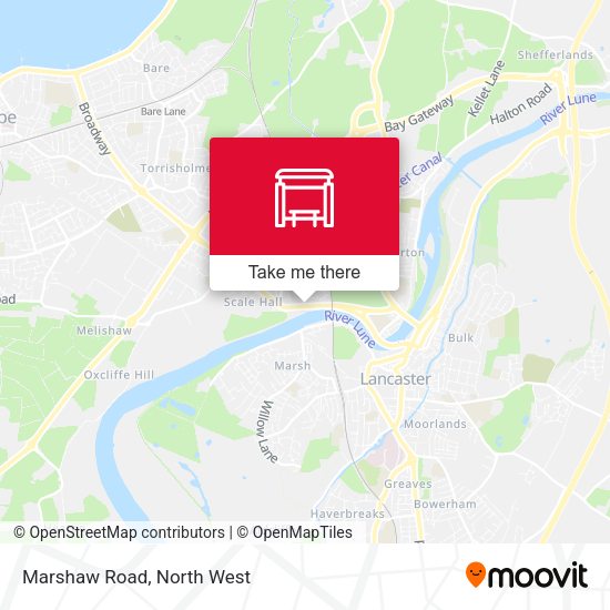 Marshaw Road map