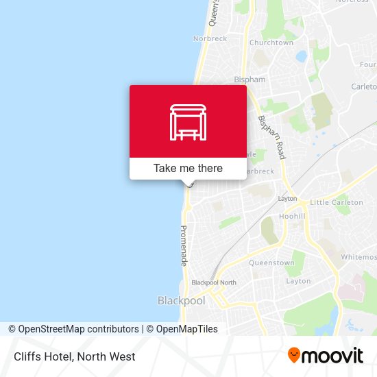 Cliffs Hotel map