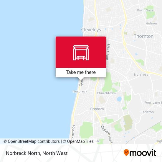 Norbreck North map