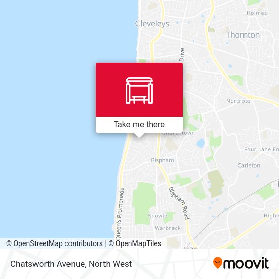 Chatsworth Avenue map