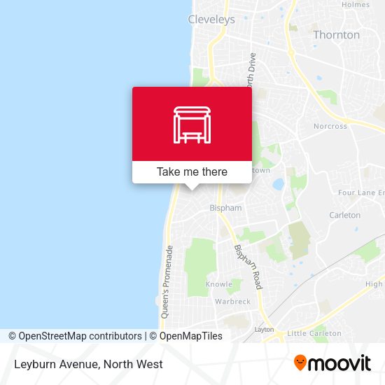 Leyburn Avenue map
