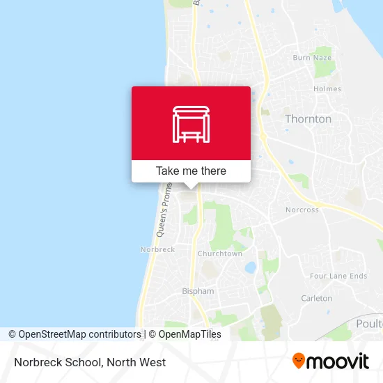 Norbreck School map