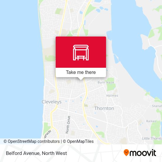 Belford Avenue map