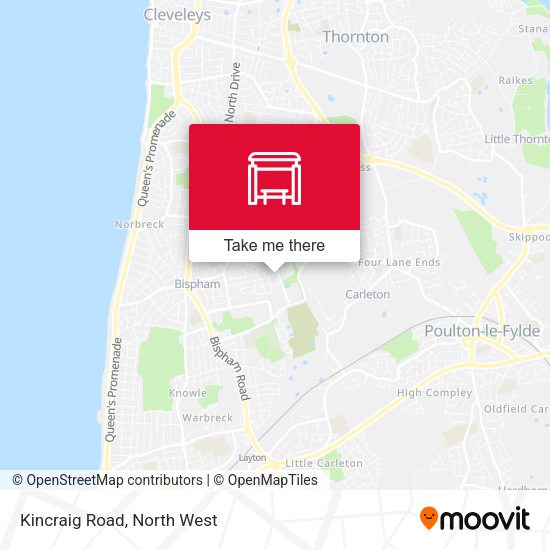 Kincraig Road map