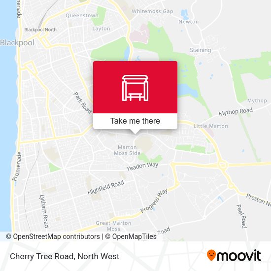 Cherry Tree Road map