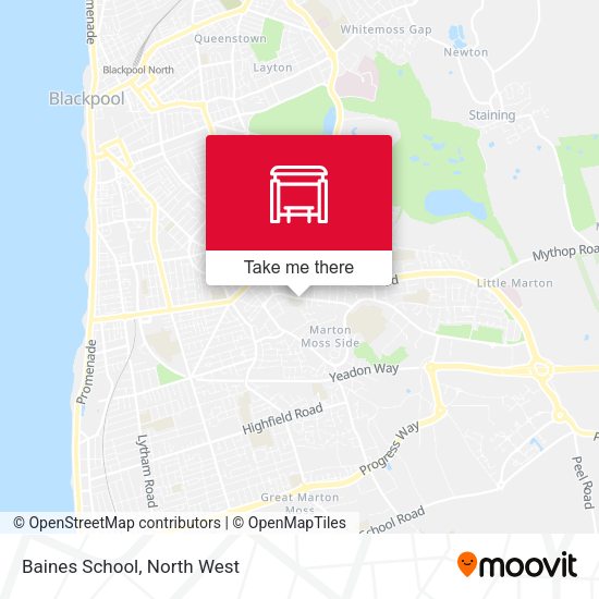 Baines School map