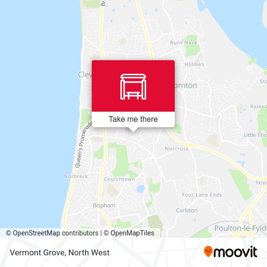 Vermont Grove map