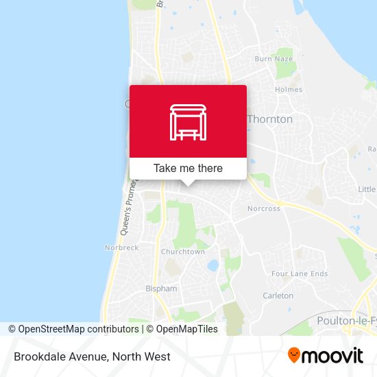 Brookdale Avenue map
