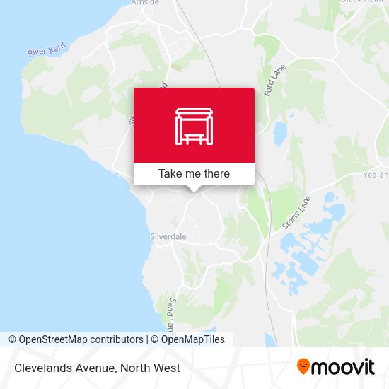 Clevelands Avenue map