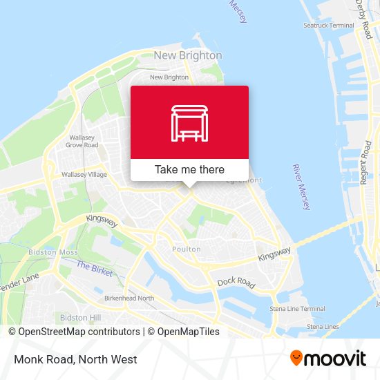 Monk Road map