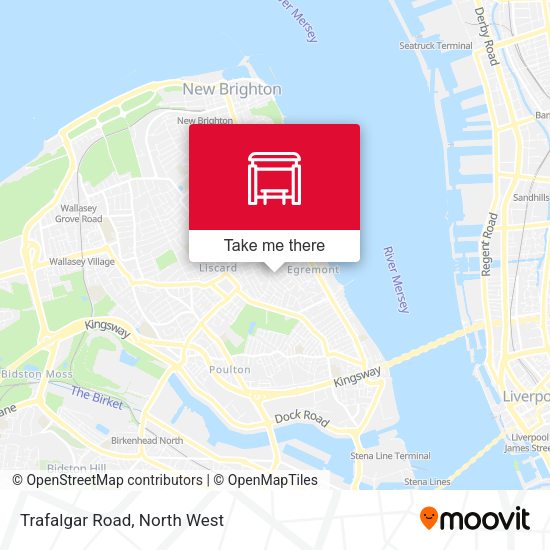 Trafalgar Road map