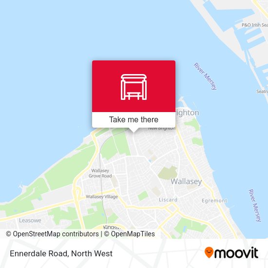 Ennerdale Road map
