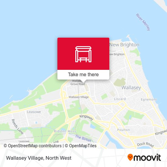 Wallasey Village map