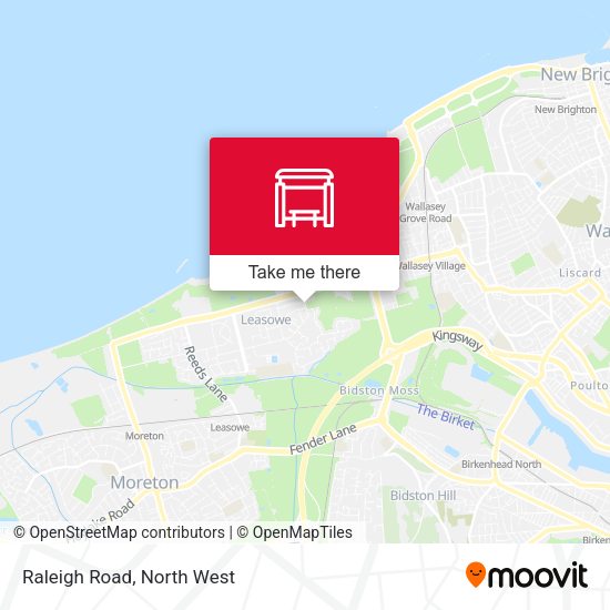 Raleigh Road map