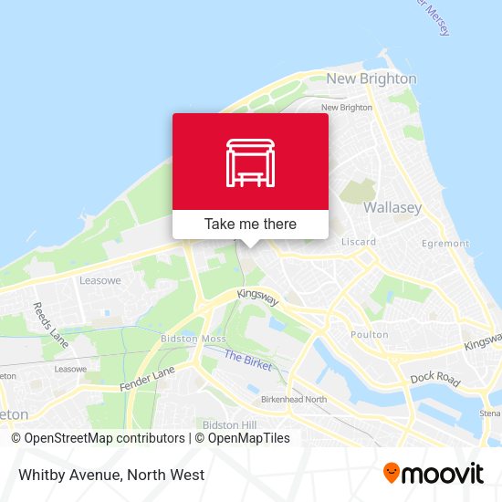 Whitby Avenue map