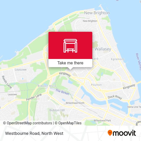 Westbourne Road map