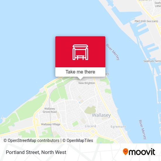 Portland Street map