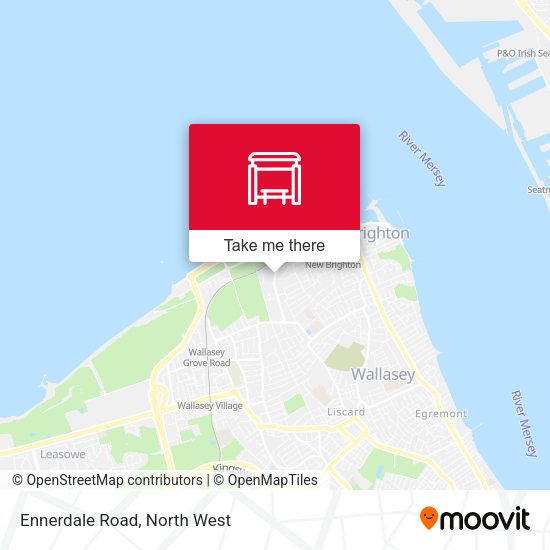 Ennerdale Road map