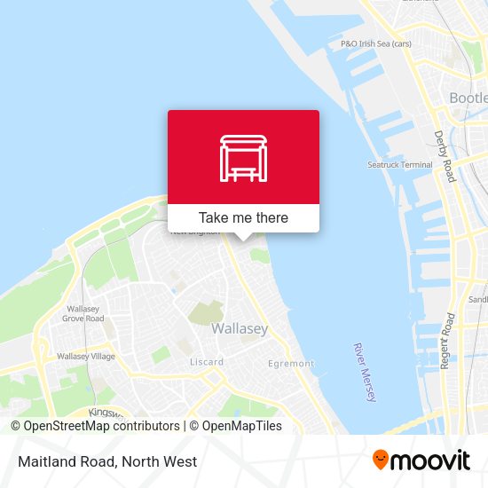 Maitland Road map