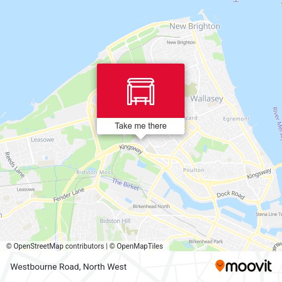 Westbourne Road map