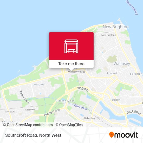Southcroft Road map