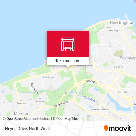 Heyes Drive map