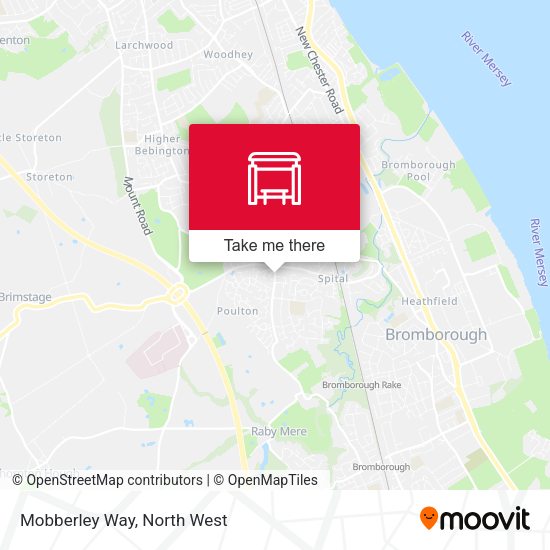 Mobberley Way map