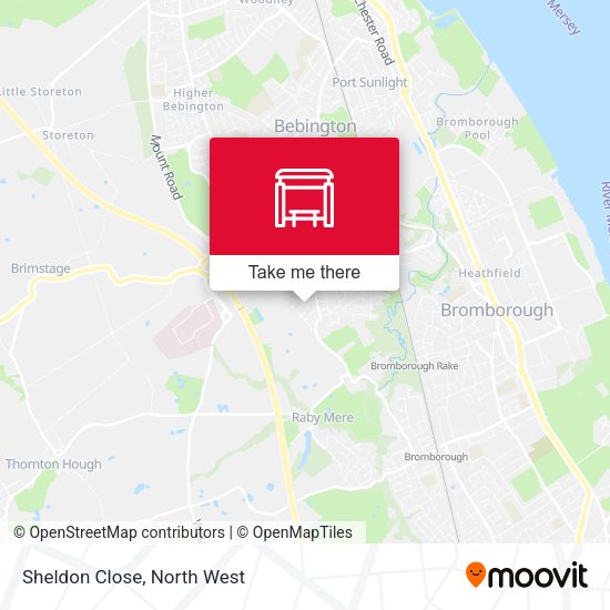 Sheldon Close map