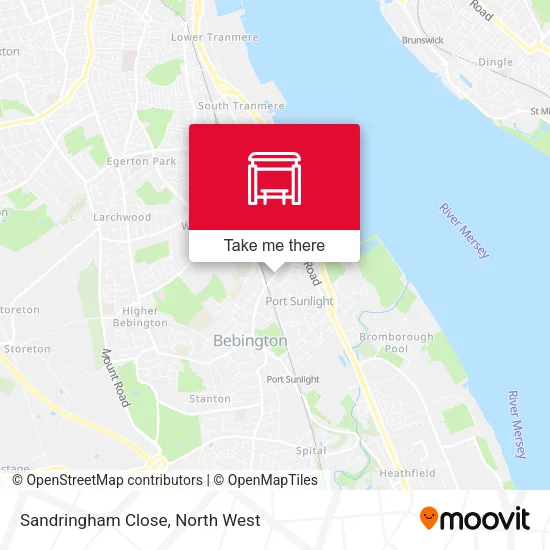 Sandringham Close map