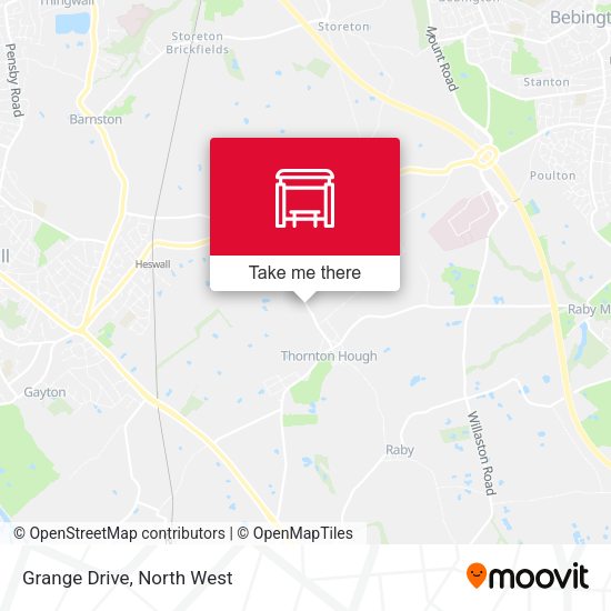Grange Drive map