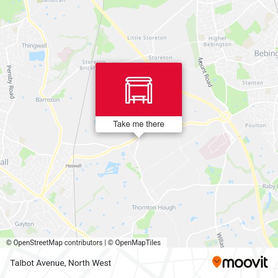 Talbot Avenue map