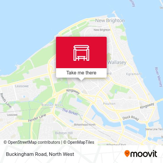 Buckingham Road map