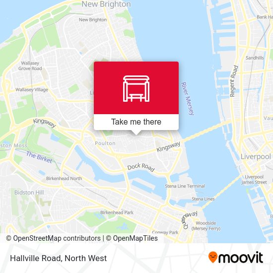 Hallville Road map