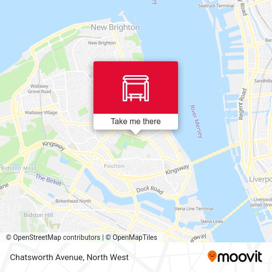 Chatsworth Avenue map