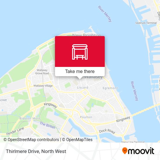 Thirlmere Drive map