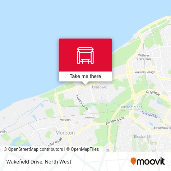 Wakefield Drive map