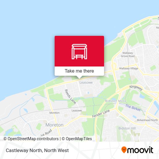 Castleway North map