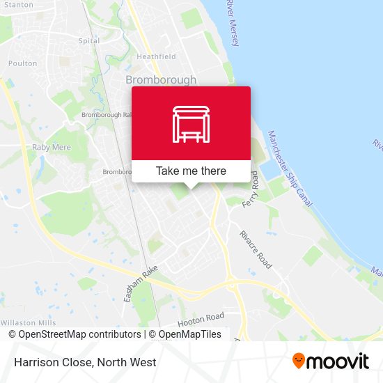 Harrison Close map